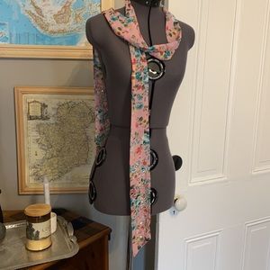 5/$25 Steve Madden Floral Scarf